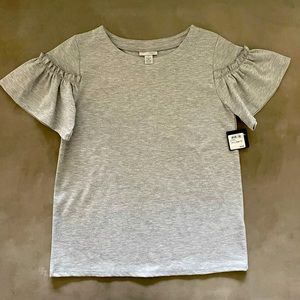 Halogen Ruffle sleeve Tee